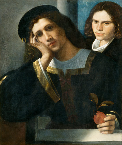 Double Portrait de Giorgione (eigentl. Giorgio Barbarelli oder da Castelfranco)