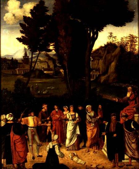 The Judgement of Solomon de Giorgione (eigentl. Giorgio Barbarelli oder da Castelfranco)