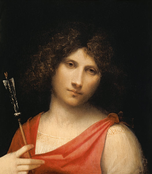 Youth holding an Arrow de Giorgione (eigentl. Giorgio Barbarelli oder da Castelfranco)