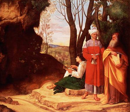 The Three Philosophers de Giorgione (eigentl. Giorgio Barbarelli oder da Castelfranco)