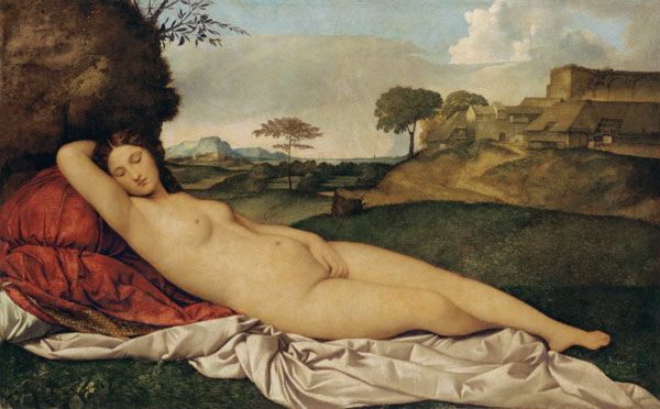 Slumbering Madonna de Giorgione (eigentl. Giorgio Barbarelli oder da Castelfranco)