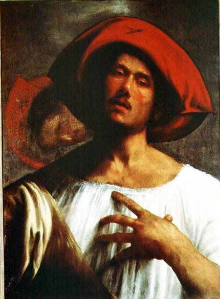 Young Man Singing de Giorgione (eigentl. Giorgio Barbarelli oder da Castelfranco)