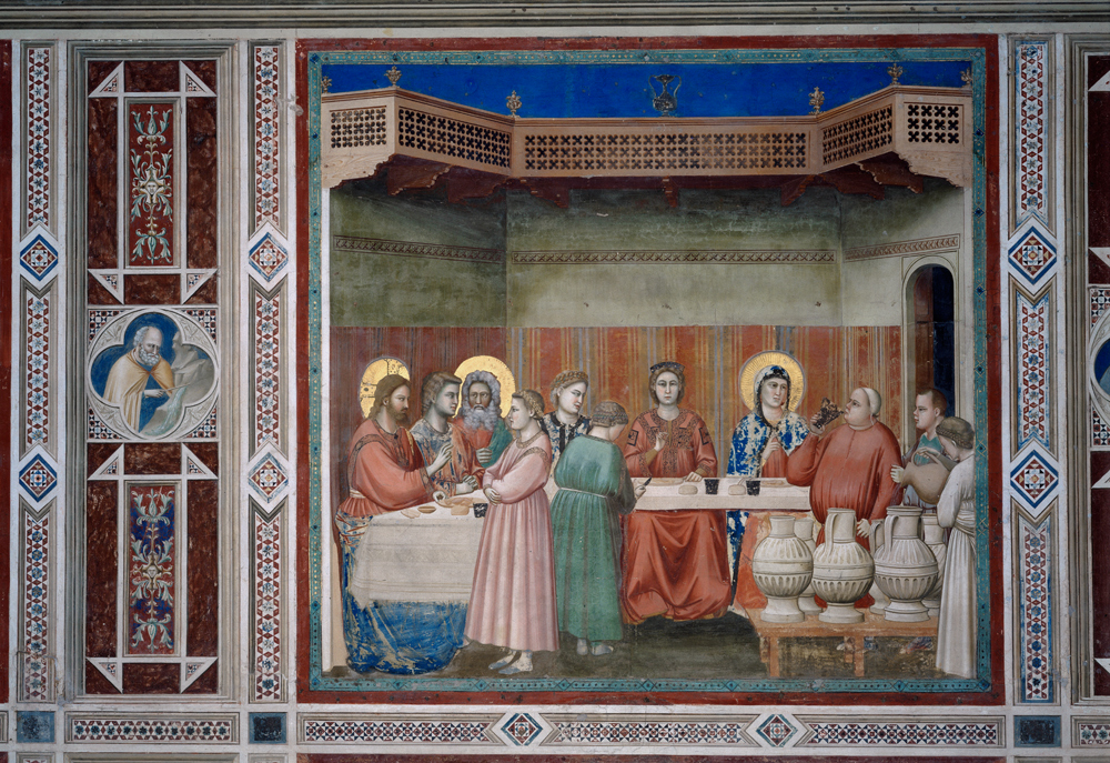 Bodas de Caná  de Giotto (di Bondone)