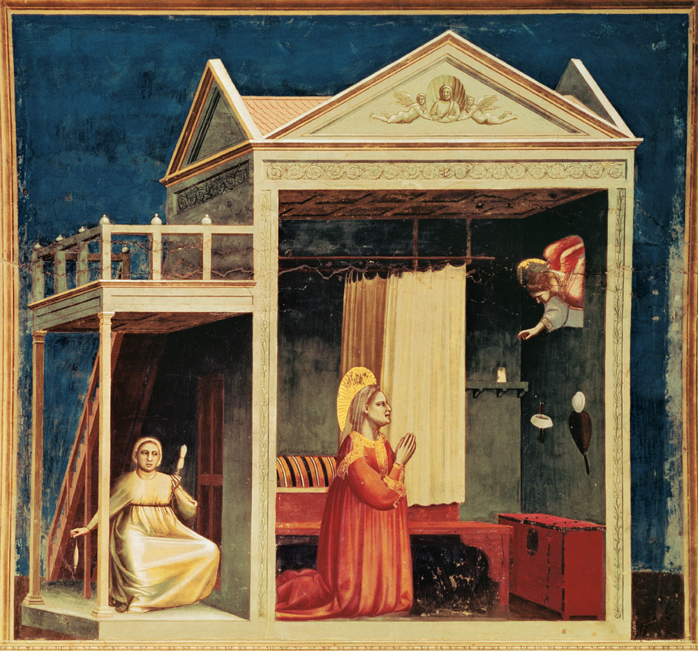 The proclamation to St. Anna. de Giotto (di Bondone)