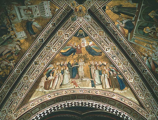 Die Allegorie der Armut de Giotto (di Bondone)