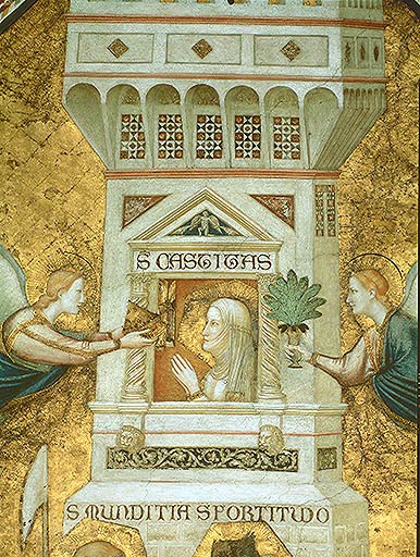 Allegorie des Keuschheit de Giotto (di Bondone)