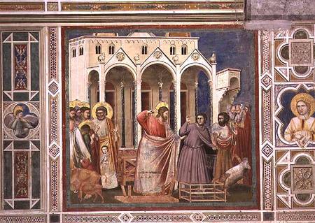 The Cleansing of the Temple de Giotto (di Bondone)
