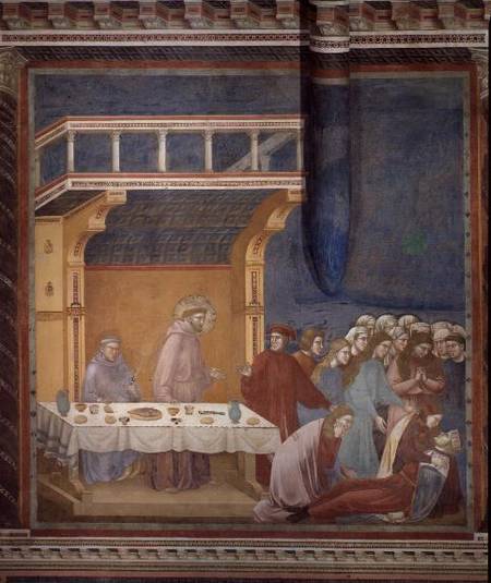 The Death of the Knight of Celano de Giotto (di Bondone)
