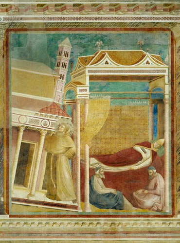 Der Traum des Papstes Innozenz III. de Giotto (di Bondone)