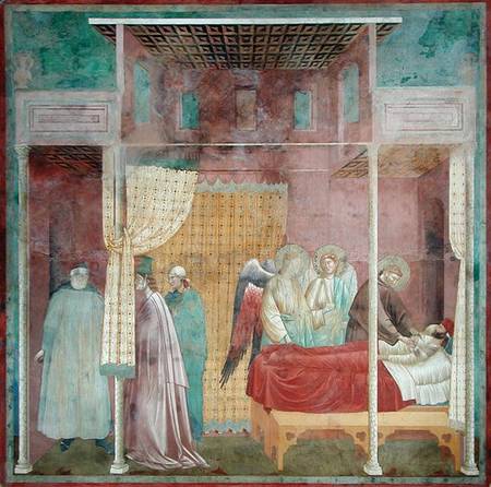 St. Francis Cures the Injured Man from Lerida de Giotto (di Bondone)