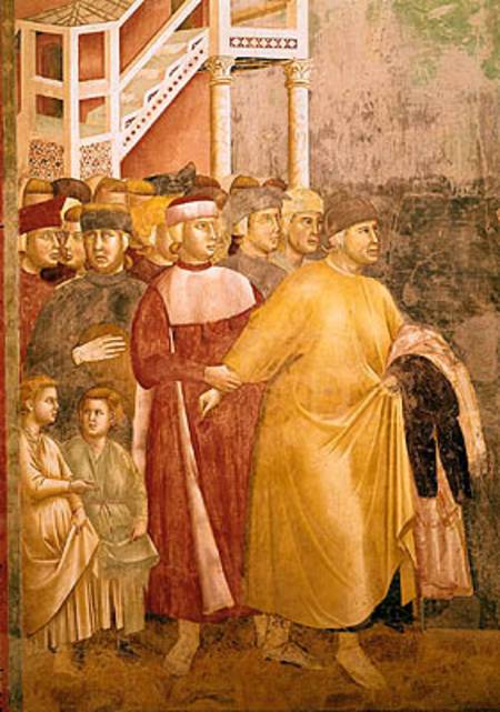 St. Francis Renounces all Worldly Goods, detail of Pietro di Bernardone de Giotto (di Bondone)
