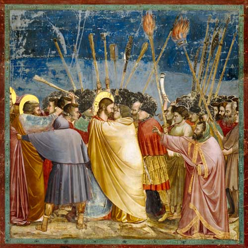Arrest of Christ / Giotto / c.1303/05 de Giotto (di Bondone)