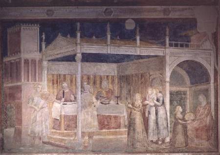 Herod's Banquet, from the Peruzzi Chapel de Giotto (di Bondone)