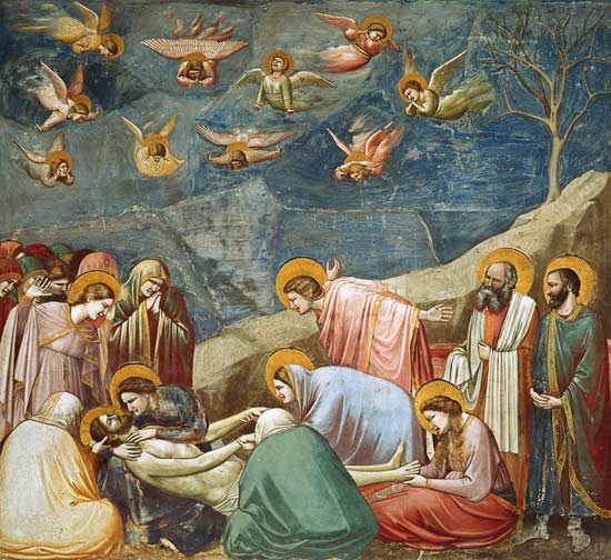 The Lamentation of Christ de Giotto (di Bondone)