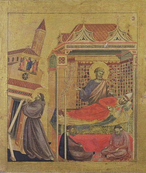 The Vision of Pope Innocent III, c.1295-1300 de Giotto (di Bondone)
