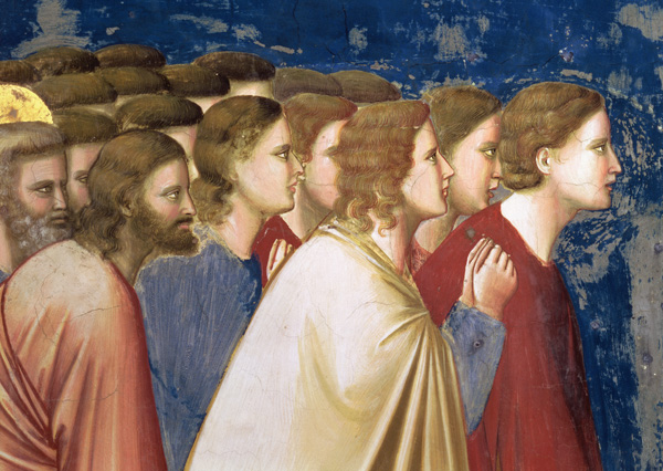 The Virgin's Suitors Praying before the Rods in the Temple de Giotto (di Bondone)