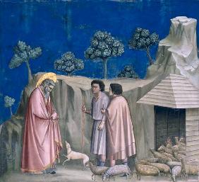 Joachim and shepherds / Giotto / 1303/10