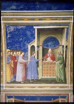The Virgin's Suitors Presenting their Rods at the Temple