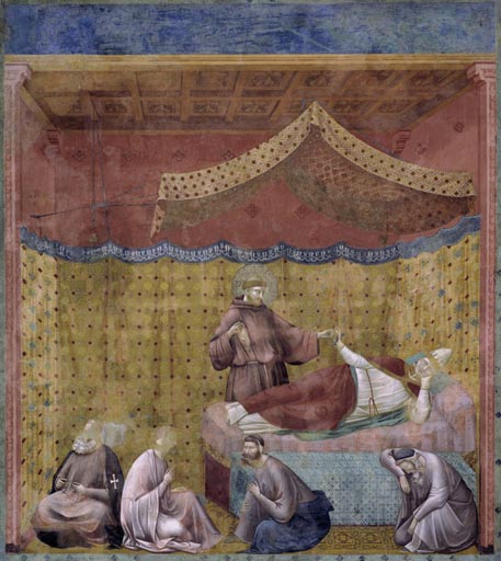 Die Vision Gregors IX. de Giotto (di Bondone)