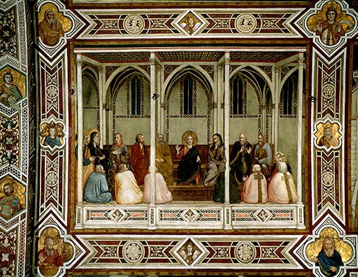 Der zwoelfjaehrige Jesus im Tempel de Giotto (di Bondone)