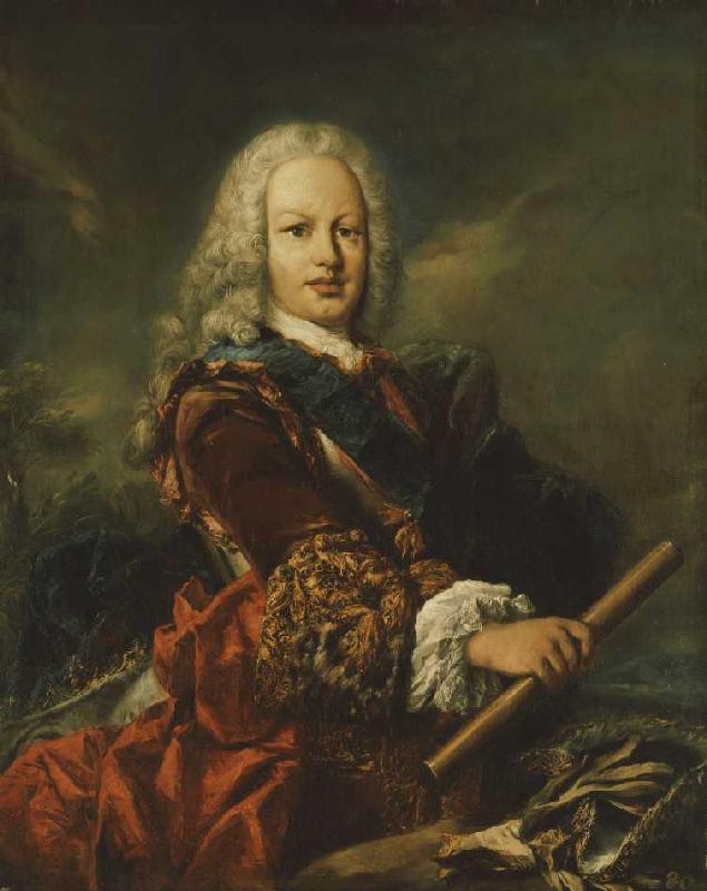 König Ferdinand VI von Spanien (1713-1759). de Giovanni Antonio Guardi