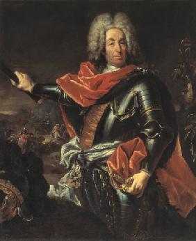 Portrait of Marshal Mattia von Schulemburg