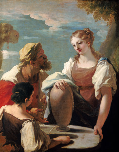 Rebecca at the Well de Giovanni Antonio Pellegrini