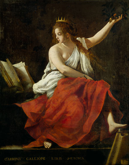 Calliope, Muse of Epic Poetry de Giovanni Baglione