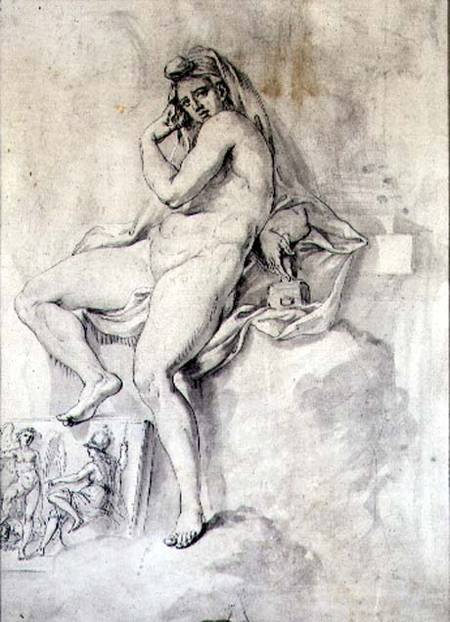 Female Personification of Sculpture de Giovanni Battista Cipriani