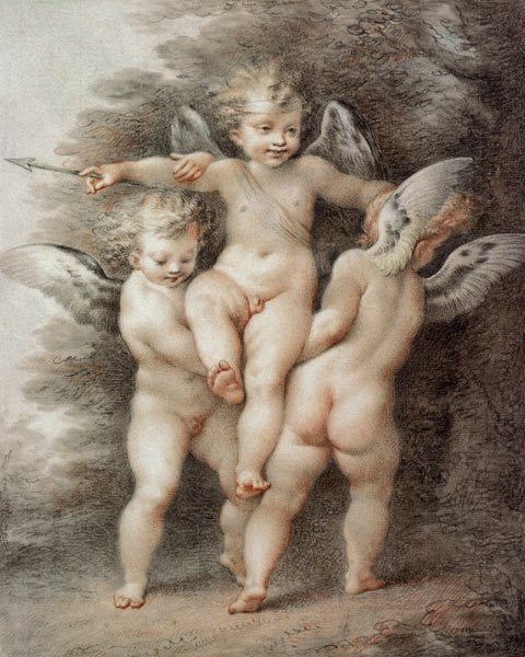 Three Cupids de Giovanni Battista Cipriani