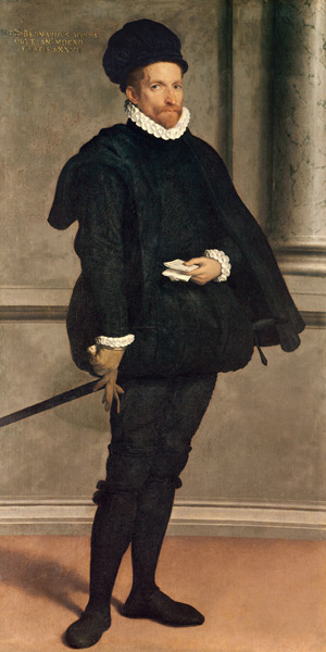 Portrait of the noble Bernardo Spini de Giovanni Battista Moroni