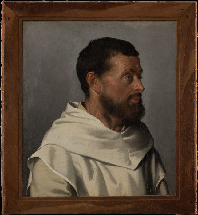 Portrait of a Lay Brother de Giovanni Battista Moroni