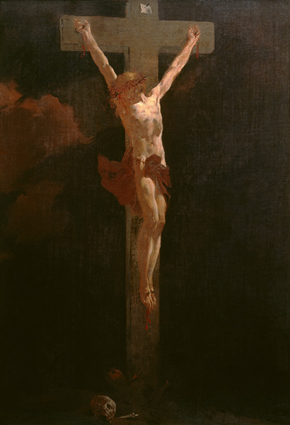 G.B. Piazzetta, Jesus sur la croix de Giovanni Battista Piazzetta