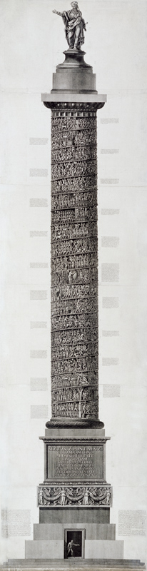 Trajan's Column de Giovanni Battista Piranesi