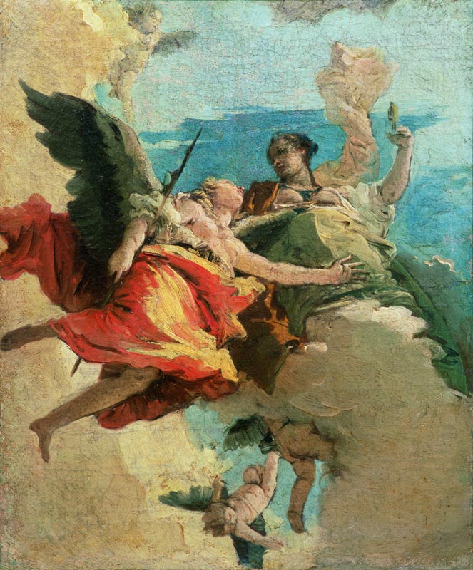 Allegorical scene de Giovanni Battista Tiepolo