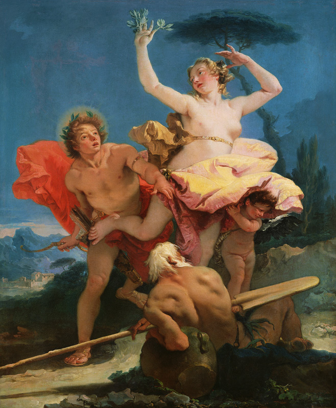 Apollo and Daphne de Giovanni Battista Tiepolo