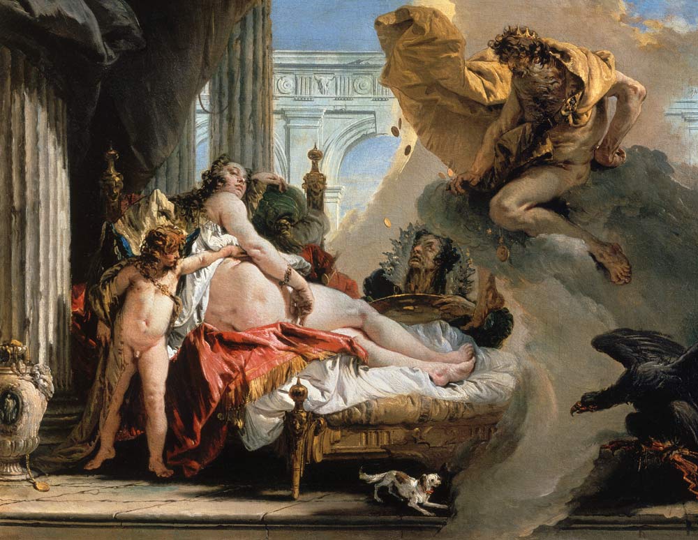 Tiepolo / Danae / 1736 de Giovanni Battista Tiepolo