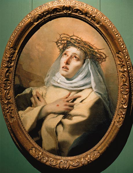 G.B.Tiepolo / St. Catherine of Siena de Giovanni Battista Tiepolo