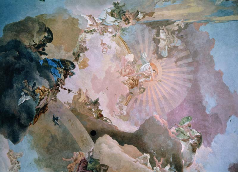 Olympus. Detail de Giovanni Battista Tiepolo