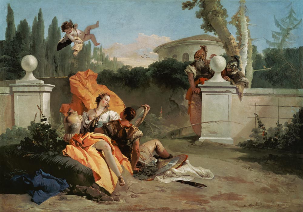 G. B. Tiepolo, Renaud et Armide surpris de Giovanni Battista Tiepolo