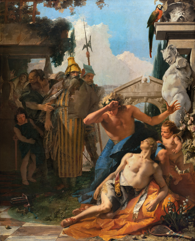 The Death of Hyacinthus de Giovanni Battista Tiepolo