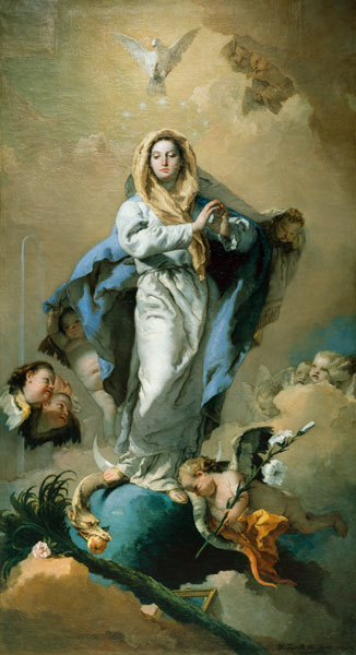 Immaculate Conception / Tiepolo/ 1767/69 de Giovanni Battista Tiepolo