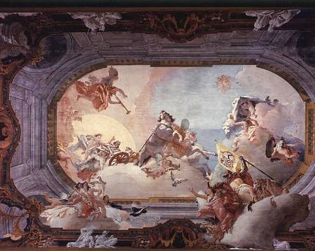 Allegory of Marriage of Rezzonico to Savorgnan de Giovanni Battista Tiepolo