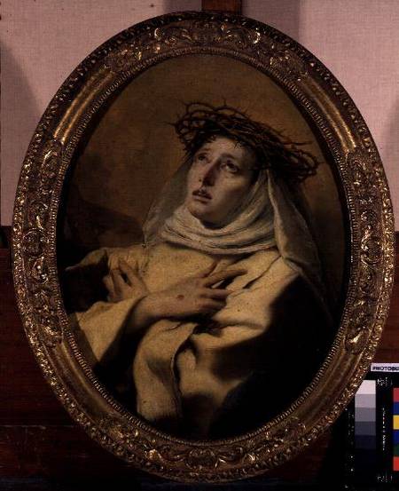 St. Catherine of Siena (1347-80) de Giovanni Battista Tiepolo