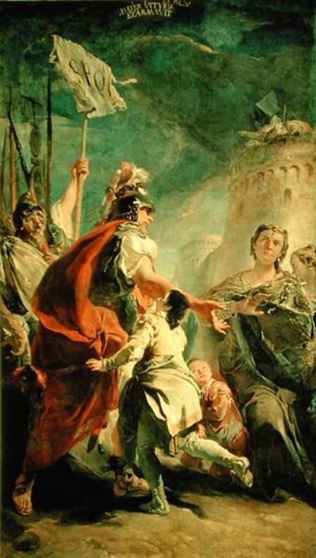 Coriolanus in the Environs of Rome de Giovanni Battista Tiepolo