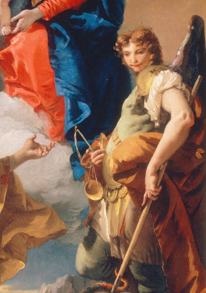 G.B. Tiepolo, Archange Michel de Giovanni Battista Tiepolo
