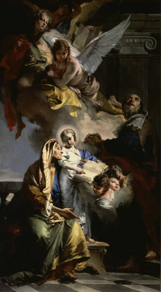 Education of the Virgin Mary / Tiepolo de Giovanni Battista Tiepolo