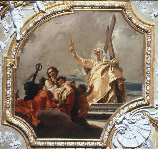 G.B.Tiepolo / Fides, Caritas & Spes de Giovanni Battista Tiepolo
