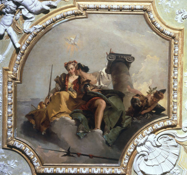 G.B.Tiepolo / Fortitude & Justice / Ptg. de Giovanni Battista Tiepolo