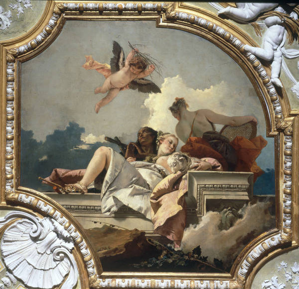 G.B.Tiepolo / Humilitas, Mansuetudo... de Giovanni Battista Tiepolo
